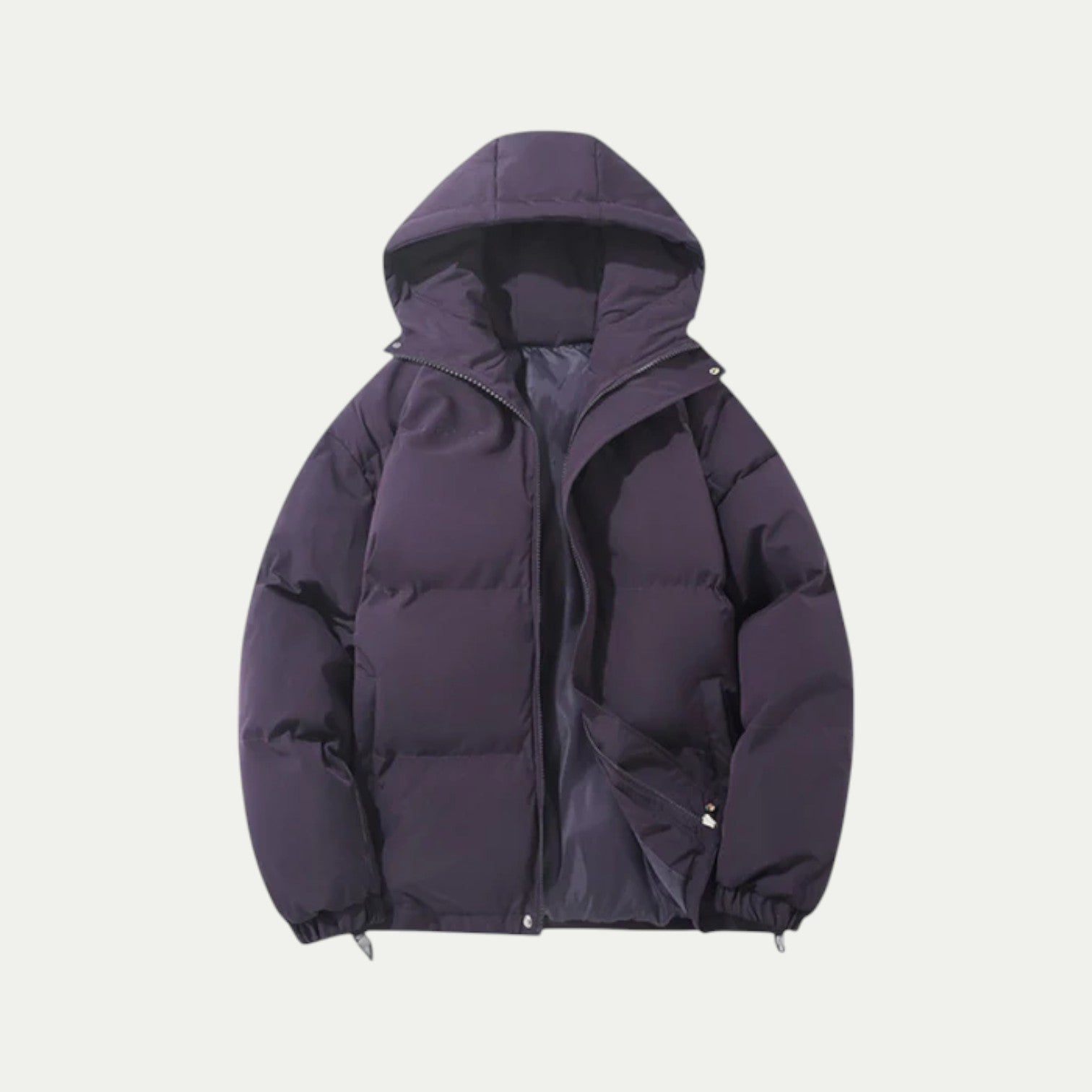 Unisex Waterproof Down Hooded Puffer Winter Parka Jacket