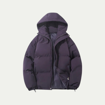 Unisex Waterproof Down Hooded Puffer Winter Parka Jacket