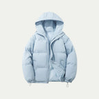 Unisex Waterproof Down Hooded Puffer Winter Parka Jacket
