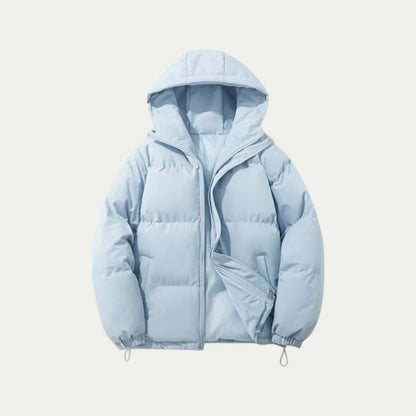 Unisex Waterproof Down Hooded Puffer Winter Parka Jacket