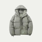 Unisex Waterproof Down Hooded Puffer Winter Parka Jacket