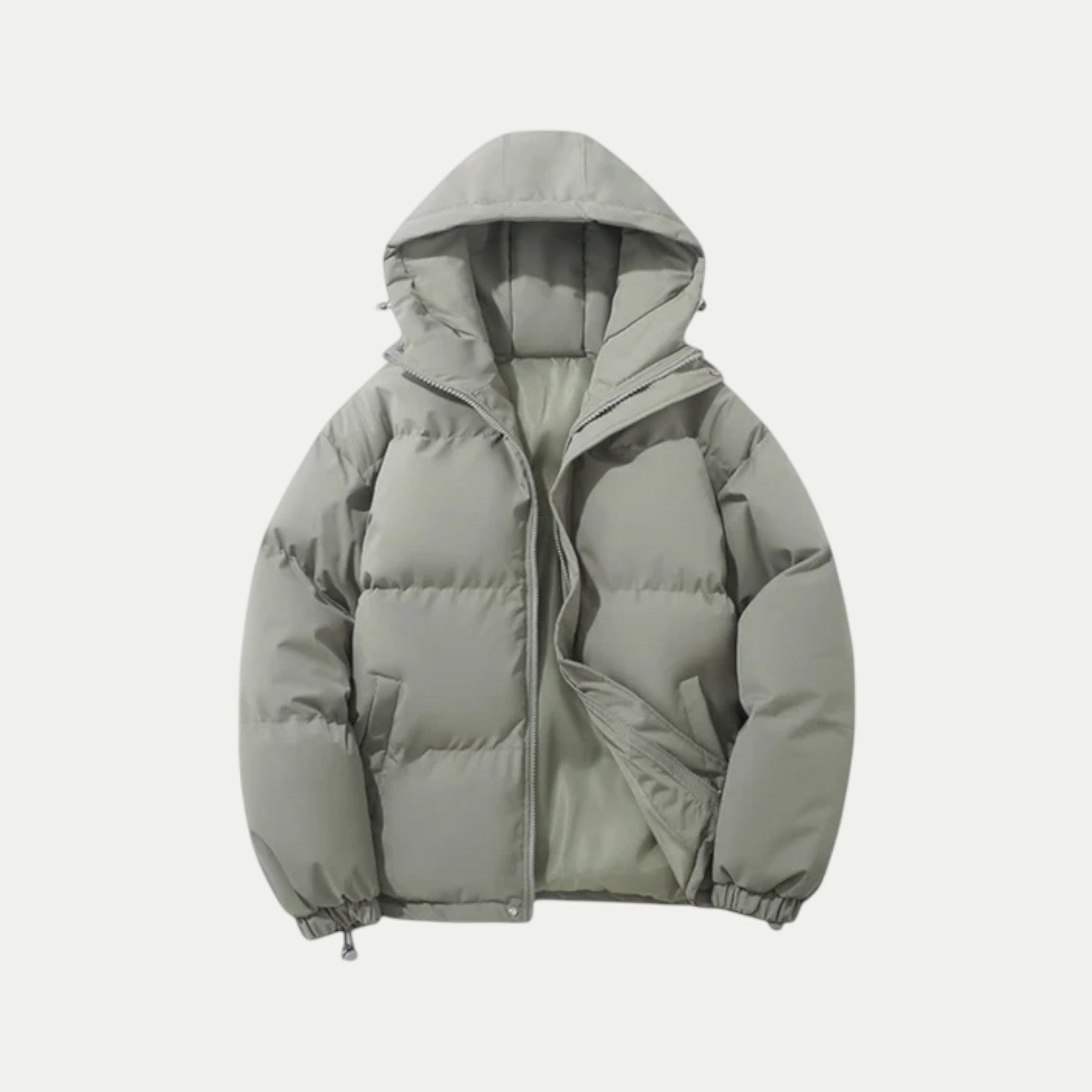 Unisex Waterproof Down Hooded Puffer Winter Parka Jacket