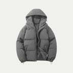 Unisex Waterproof Down Hooded Puffer Winter Parka Jacket