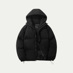 Unisex Waterproof Down Hooded Puffer Winter Parka Jacket