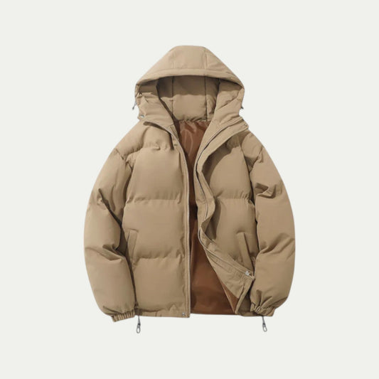 Unisex Waterproof Down Hooded Puffer Winter Parka Jacket