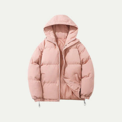 Unisex Waterproof Down Hooded Puffer Winter Parka Jacket