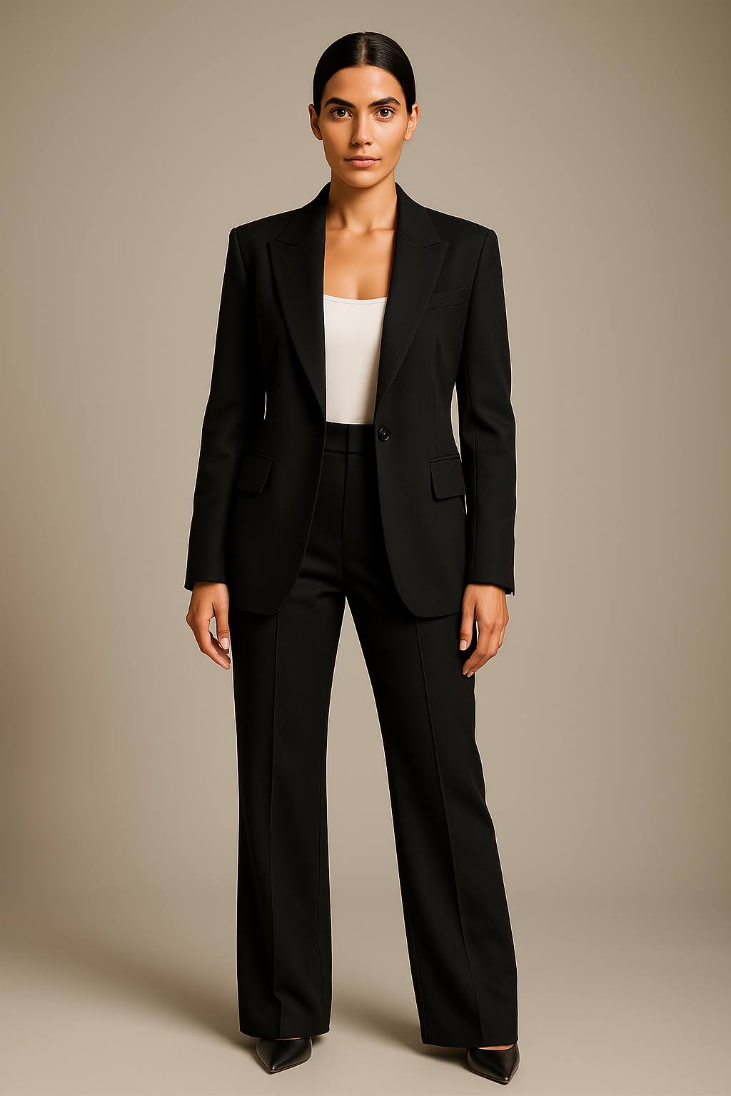 Two-Piece Slim Fit Blazer & Trousers Set | Lightweight, Breathable Fabric for Spring & Summer Business Attire