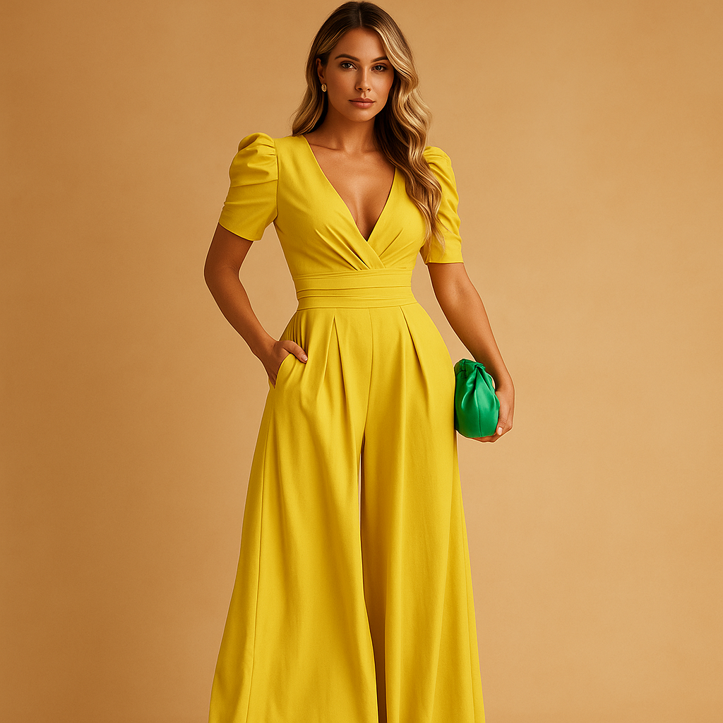 Long Jumpsuit for Women - Comfortable, Stylish, and Versatile Outfit in Various Sizes