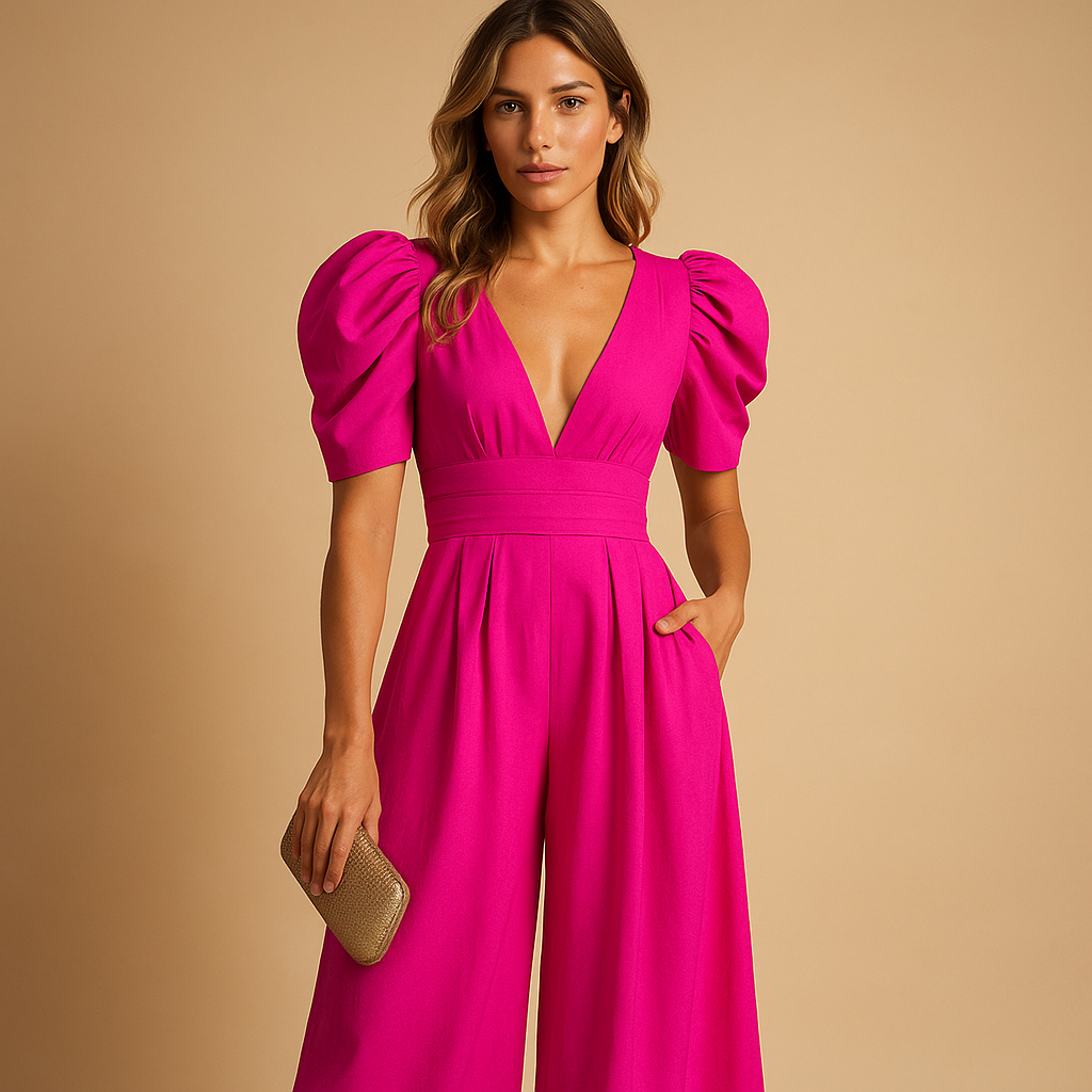 Long Jumpsuit for Women - Comfortable, Stylish, and Versatile Outfit in Various Sizes