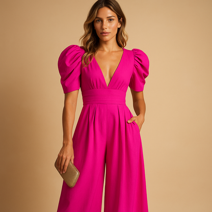 Long Jumpsuit for Women - Comfortable, Stylish, and Versatile Outfit in Various Sizes