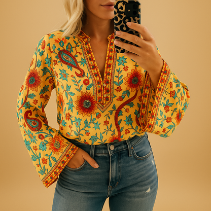 Light Blouse for Women with Flattering Fit - Comfortable and Stylish Top in Various Sizes