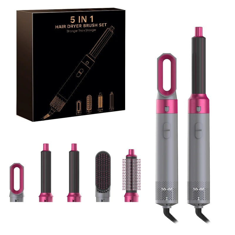 Luxurious 5 in 1 Hair Styler - Premium Auto Curling Tool for Thick Hair Airwrap Dupe