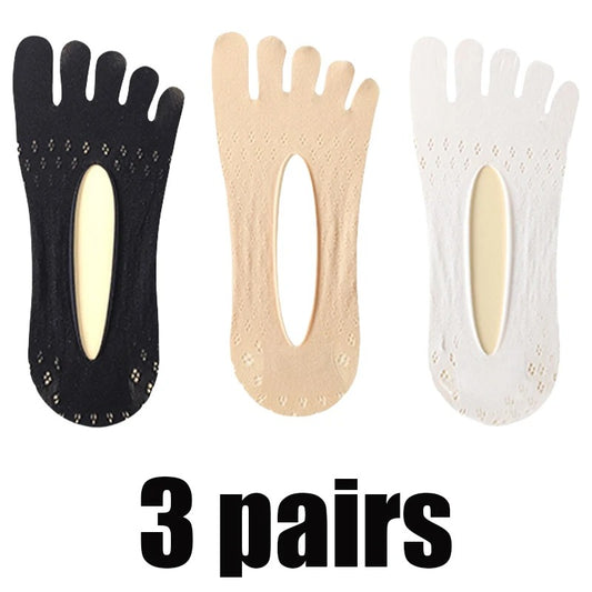 3 Pairs Hammer Toe Relief Toe Socks – Invisible, Breathable Protection for Daily Use