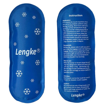 x2 Thermal Insulated Medicla Cooler Travel Case Ice Pack Pill Protector Cold Gel Insulin Cooling Bag