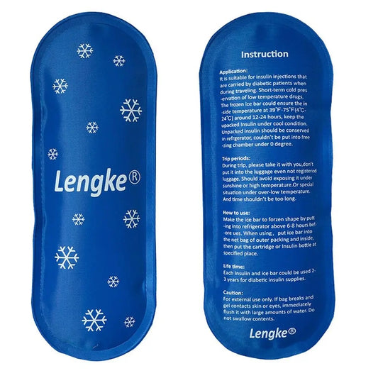 x2 Thermal Insulated Medicla Cooler Travel Case Ice Pack Pill Protector Cold Gel Insulin Cooling Bag