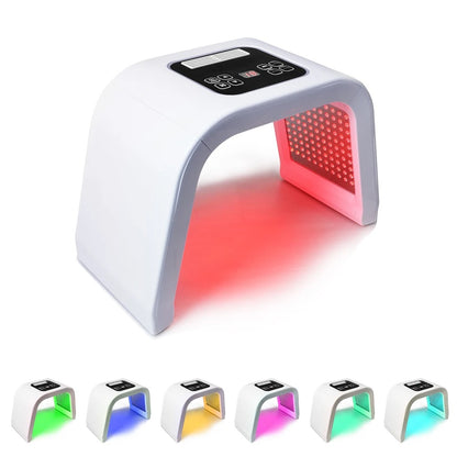 Professional 7 in 1 LED Face Light Therapy Machine - Transform Your Skincare Routine With Results at Home