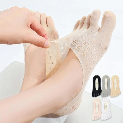 3 Pairs Hammer Toe Relief Toe Socks – Invisible, Breathable Protection for Daily Use
