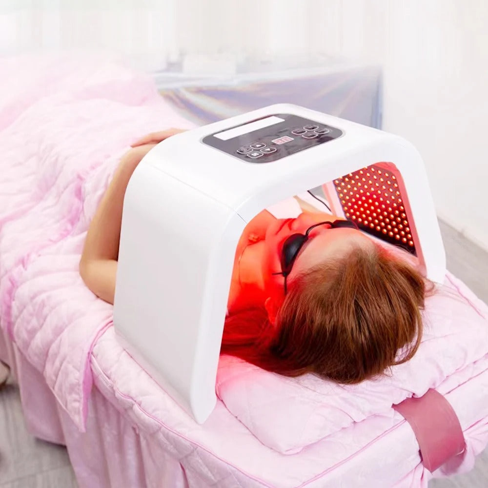 Professional 7 in 1 LED Face Light Therapy Machine - Transform Your Skincare Routine With Results at Home