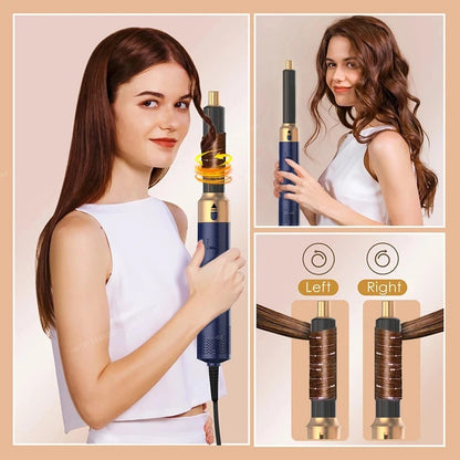 Luxurious 5 in 1 Hair Styler - Premium Auto Curling Tool for Thick Hair Airwrap Dupe