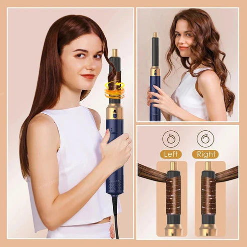 5 in 1 Hair Styler | Curling, Straightening & Drying with Coanda Effect for All Hair Types