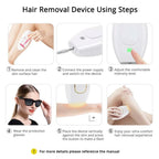 IPL Laser Hair Removal Device – Profesional Home Use for Permanent Hair Reduction