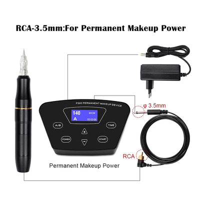 Professional Micropigmentation Eyebrow Machine – Permanent Makeup Tattoo Pen Kit for Eyebrows, Lips & MTS Microblading Beauty Enhancement