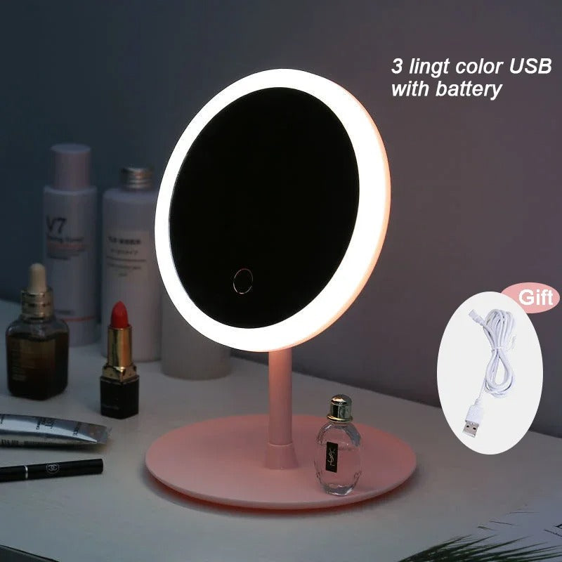 Illuminated Cosmetic Mirror LED - Ultimate Light Vanity Mirror for Makeup