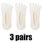 3 Pairs Hammer Toe Relief Toe Socks – Invisible, Breathable Protection for Daily Use
