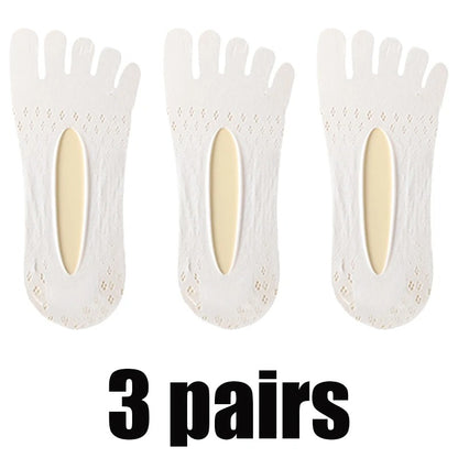 3 Pairs Hammer Toe Relief Toe Socks – Invisible, Breathable Protection for Daily Use