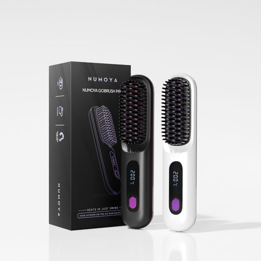 Portable Hair Straightener Brush | Ionic Technology, Lightweight & Fast Styling for All Hair Types