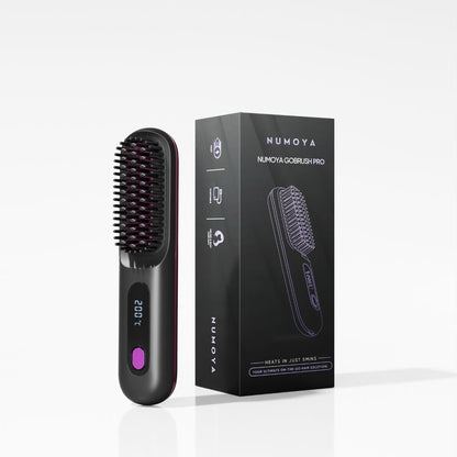 Portable Hair Straightener Brush | Ionic Technology, Lightweight & Fast Styling for All Hair Types