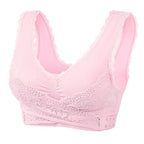 Front Cross Corset Bra | Adjustable Side Buckle Design