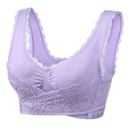 Front Cross Corset Bra | Adjustable Side Buckle Design