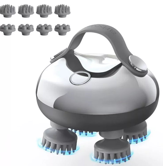 Electric Scalp Massager | Waterproof, USB Rechargeable & Ergonomic Design for Deep Relaxation and Hair Growth Stimulation