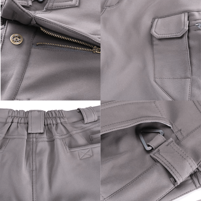 Thermal Waterproof Outdoor Trousers for Men - Insulated, Lightweight, Breathable Hiking Pants - Ideal for Cold Weather Adventures
