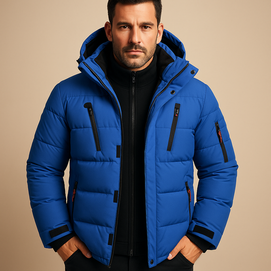 Waterproof Winter Jacket for Men with Warm Lining - Perfect for Cold Weather