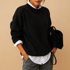 Wool Women's Jumper with Minimalist Finish and Elegant Fit - Stylish Knitwear for Women