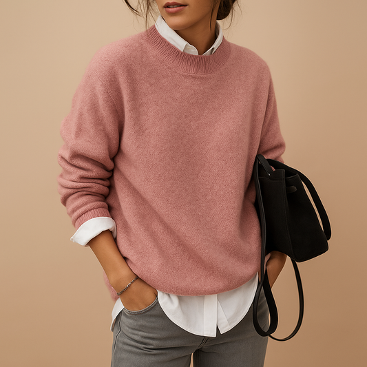 Wool Women's Jumper with Minimalist Finish and Elegant Fit - Stylish Knitwear for Women