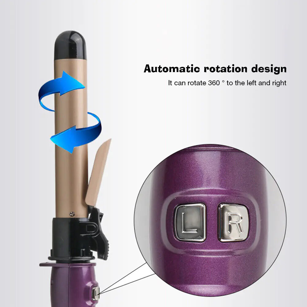 Automatic Hair Curler | 360° Rotating Barrel for Effortless Curls