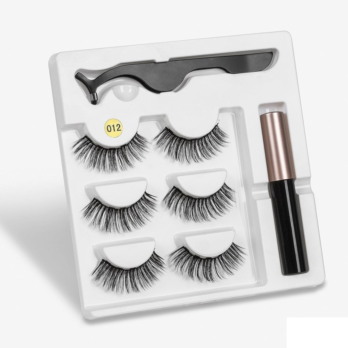 3 pairs Natural Magnetic Eyeliner Lashes