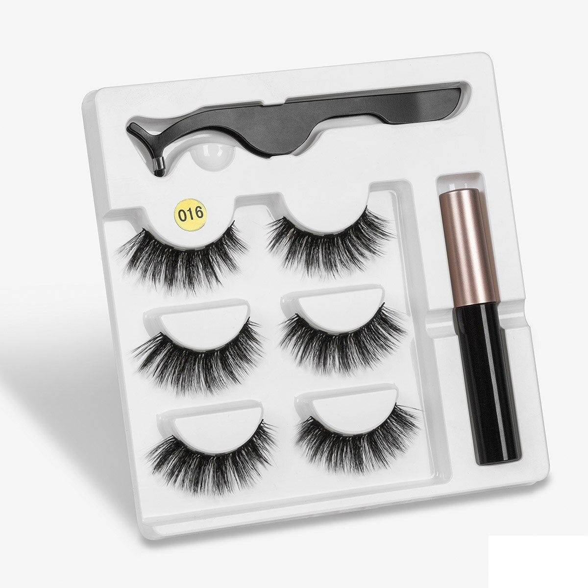 3 pairs Natural Magnetic Eyeliner Lashes