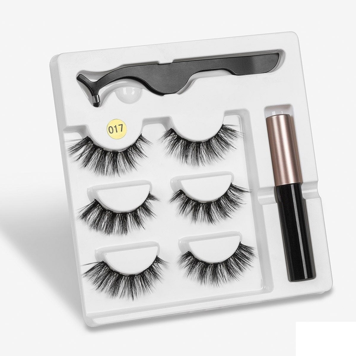 3 pairs Natural Magnetic Eyeliner Lashes