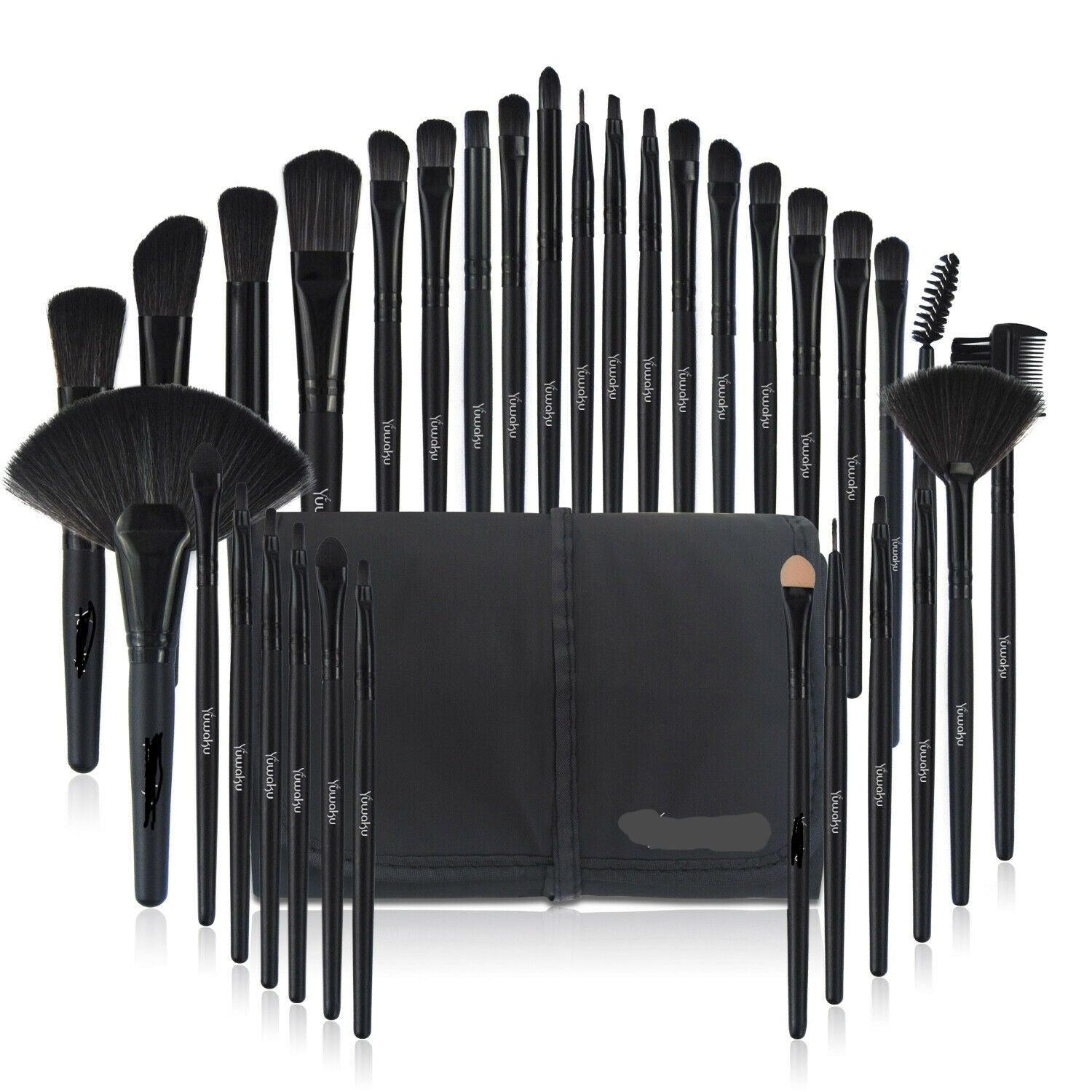 32Pcs Professional Make up Brushes Set Cosmetic Tool + Luxury Bag