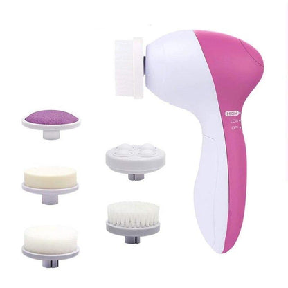 5 in 1 Spin Brush for Face Deep Cleaning Pore Massager