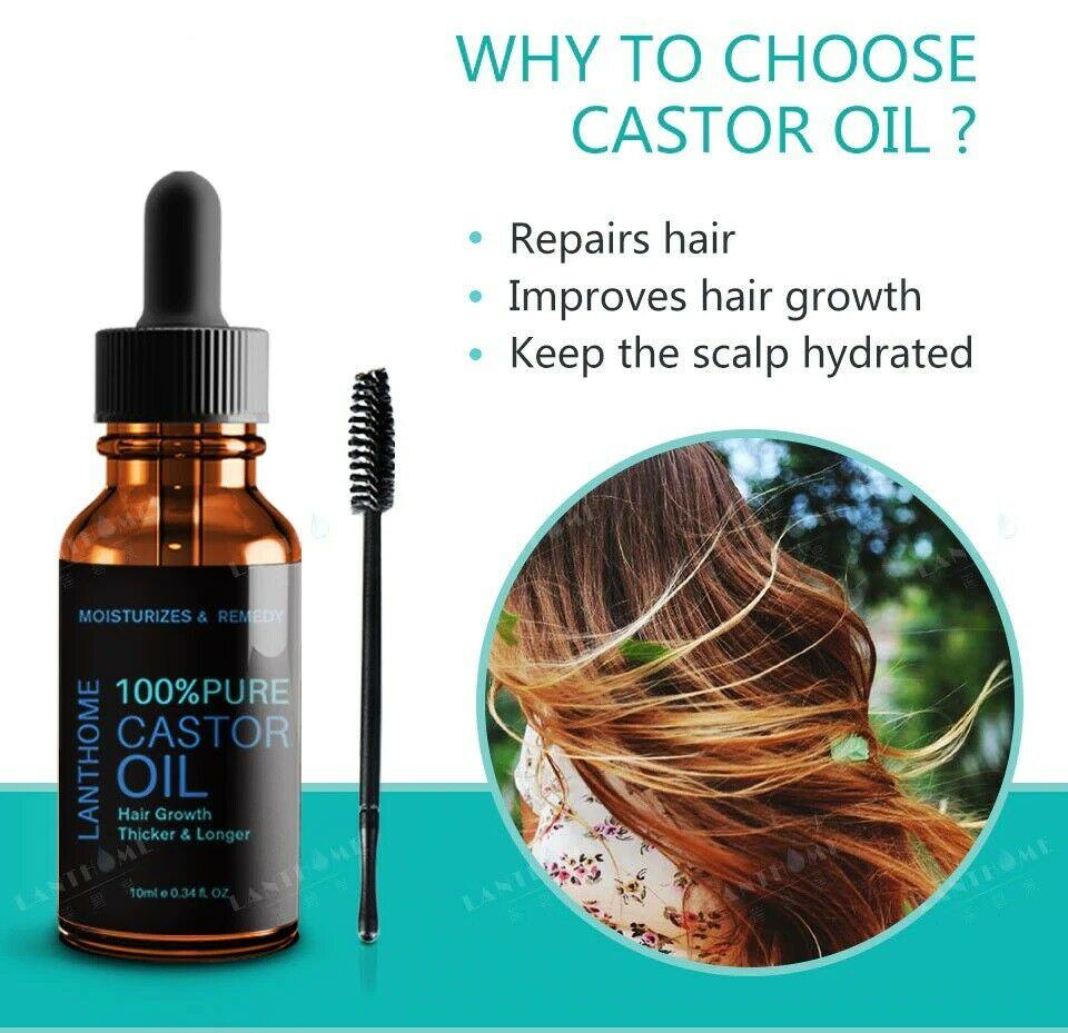 Castor Oil for Eyelashes Hair Growth
