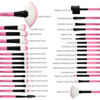 32Pcs Professional Make up Brushes Set Cosmetic Tool + Luxury Bag