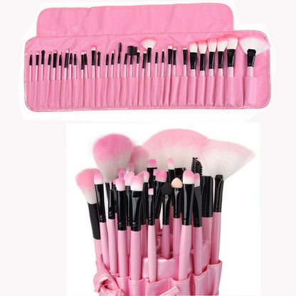 32Pcs Professional Make up Brushes Set Cosmetic Tool + Luxury Bag