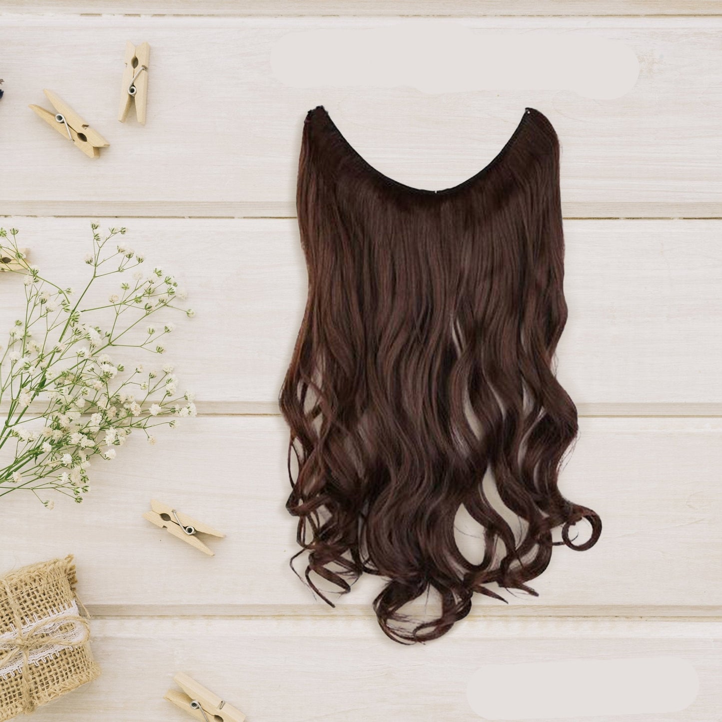 Invisible Halo Hair Extensions