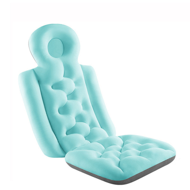Comfortable Bath Pillow Cushion Spa Bathing Non-Slip Waterproof Neck & Back Relax